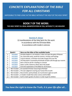 cover image of CONCRETE EXPLANATIONS OF THE BIBLE FOR ALL CHRISTIANS